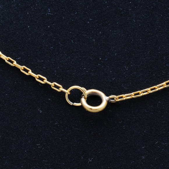 Large semi-precious Green Cabochon Pendant Necklace - Picture 5 of 6